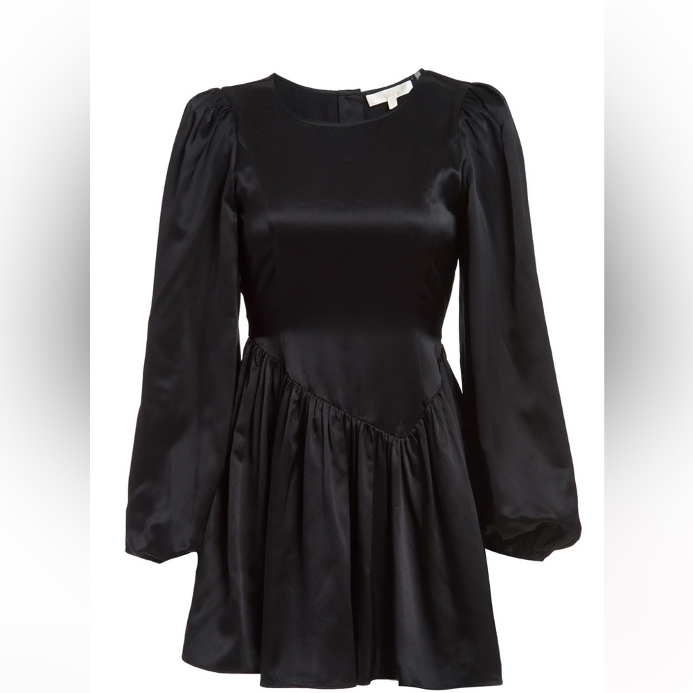 LoveShackFancy Black Garcia Dress
